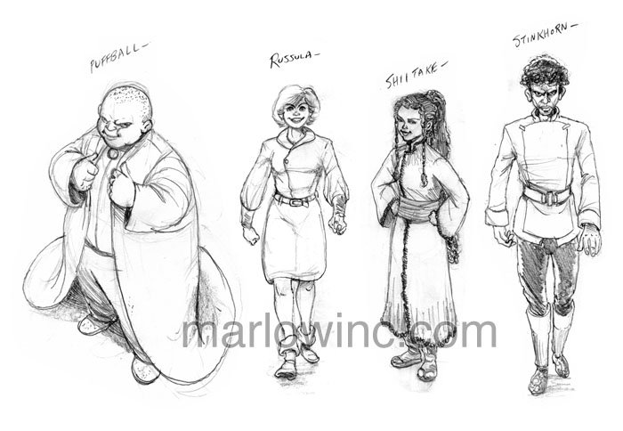 Character sketches