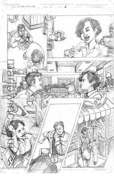 Penciled page