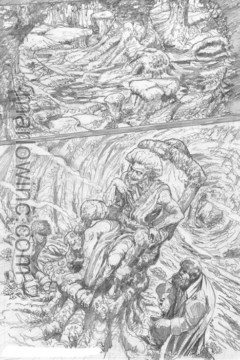 Penciled page